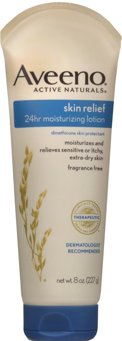 AVEENO LOTION SKIN RELIEF FRAGRANCE FREE MOISTURIZING 8OZ