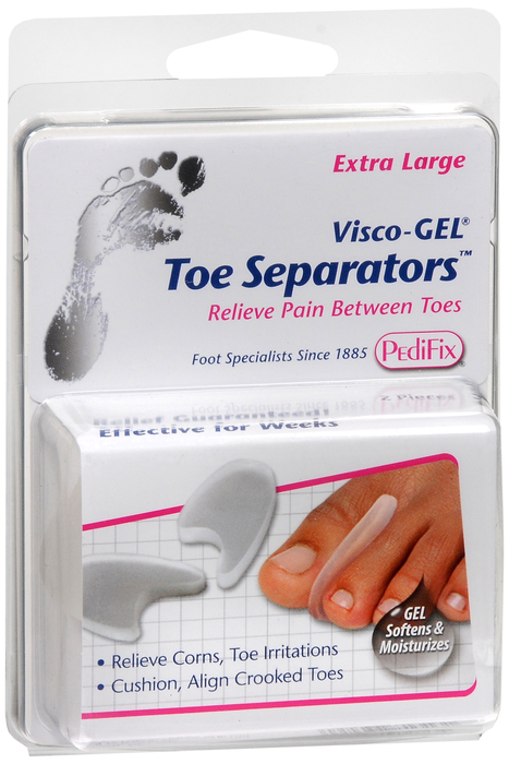 PEDIFIX TOE SEPARATORS VISCO GEL XL DS