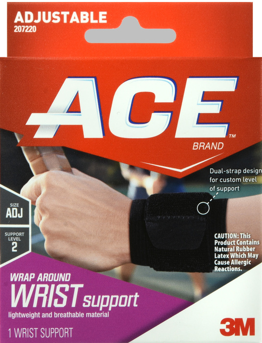 ACE Wrap Around Wrist Support Neoprene Adjustable 1ct