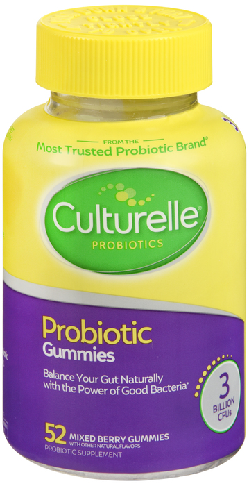 Culturelle Probiotics Mixed Berry Gummies 52ct