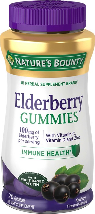 ELDERBERRY 100 MG GMY 70 NAT BOUNTY