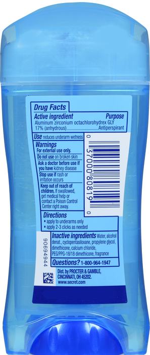 Secret Outlast Anti-Perspirant Powder Gel Deodorant 2.6oz