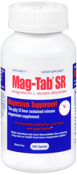 MAG-TAB-SR TABLET 100CT NICHE