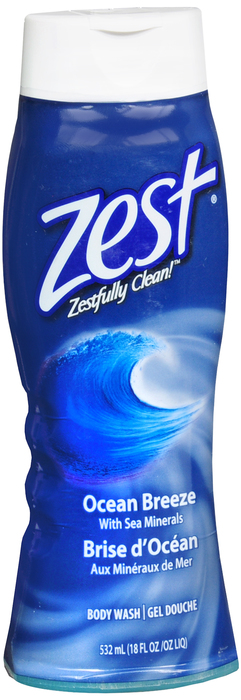 ZEST BODY WASH OCEAN BREEZE 18OZ