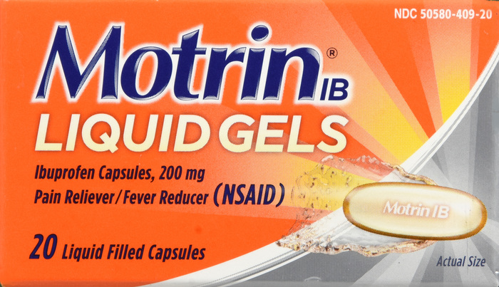 Motrin IB Pain Relief/Fever Reducer Liquid Gels 20ct