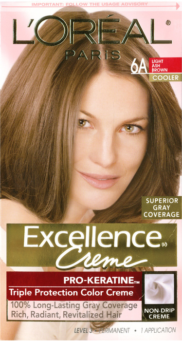 L'Oreal Paris Excellence Creme Light Ash Brown Permanent Hair Color 1ct