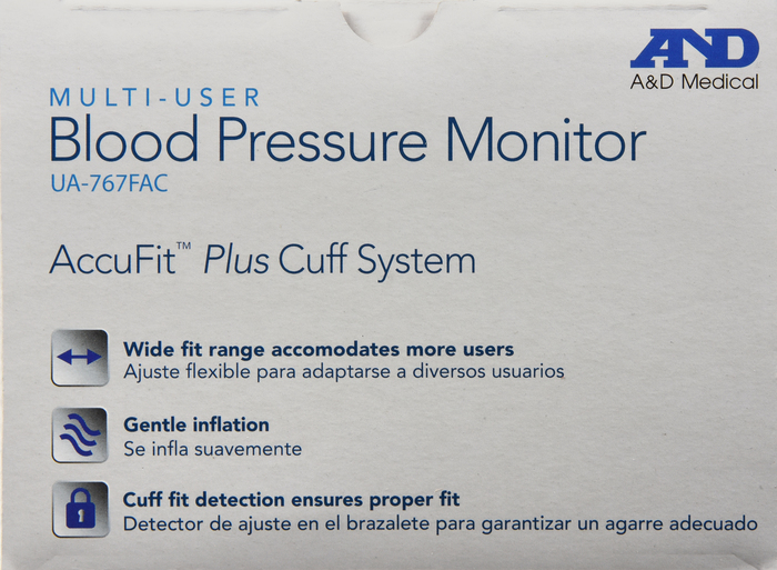 A&D Blood Pressure Monitor With Wide Cuff