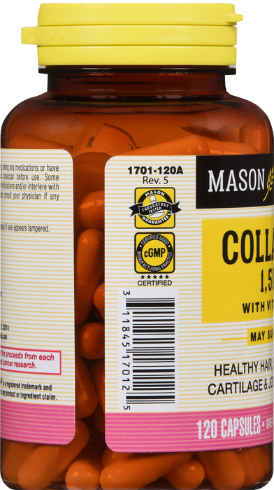 COLLAGEN 1500MG CAPSULES 120CT MASON