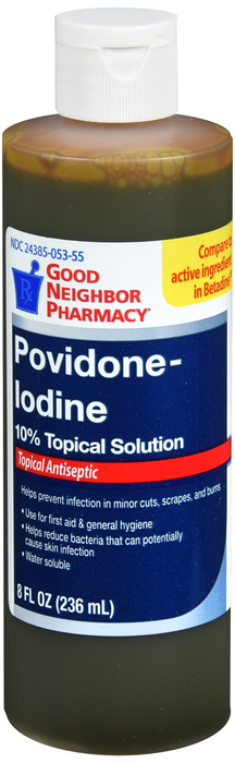 Good Neighbor Pharmacy Povidone-Iodine 10% Topical Solution 8oz