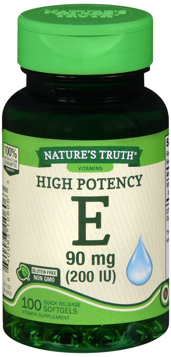 VIT E 200IU SGC 100CT NAT TRUTH