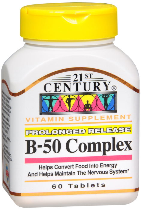 21st Century B-50 Complex Prolonged Release Tablets 60ct