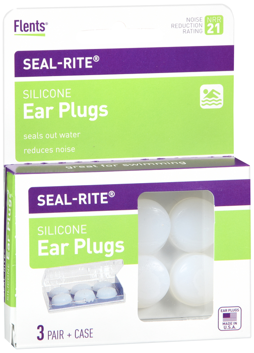 EAR PLUG SEAL RITE SILICON CLEAR 3PR API