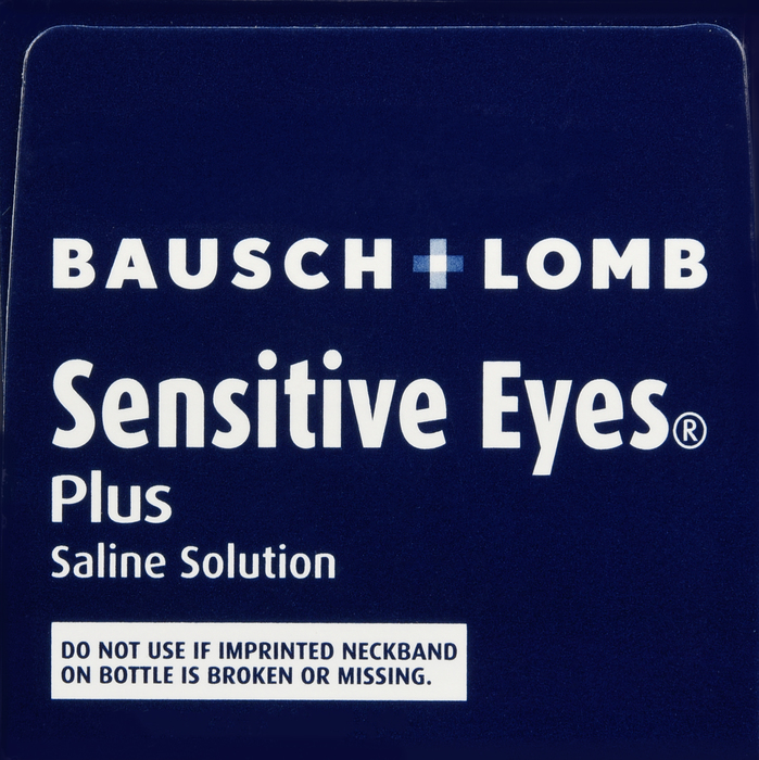 Bausch & Lomb Sensitive Eyes Saline Solution Gentle 12oz