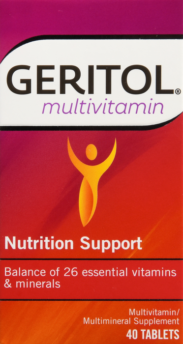 Geritol Multivitamin Nutrition Support Tablets 40ct