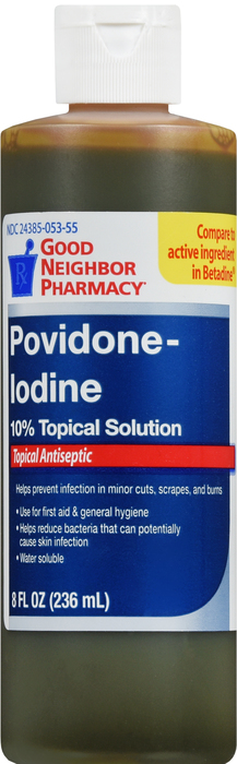 Good Neighbor Pharmacy Povidone-Iodine 10% Topical Solution 8oz