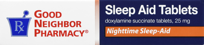 Good Neighbor Pharmacy Sleep Aid 25mg Tablets 32ct