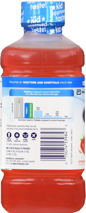 PEDIALYTE STRAWBERRY LIQ 33.8OZ