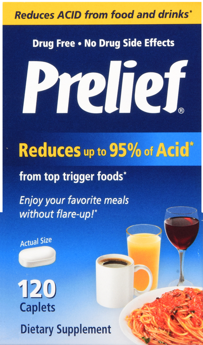 Prerelief Acid Reducer Dietary Supplement Tablets 120ct