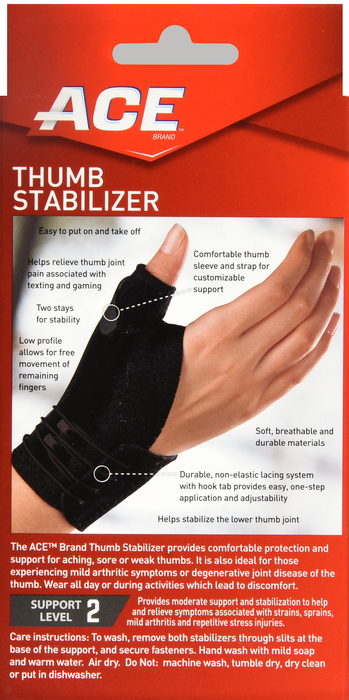 Ace Deluxe Thumb Stabilizer Adjustable 1ct