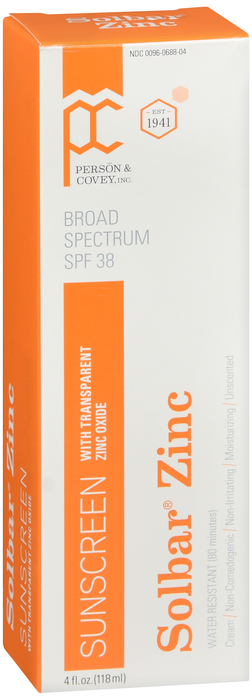 Solbar Zinc SPF 38 Sunscreen Lotion 4oz