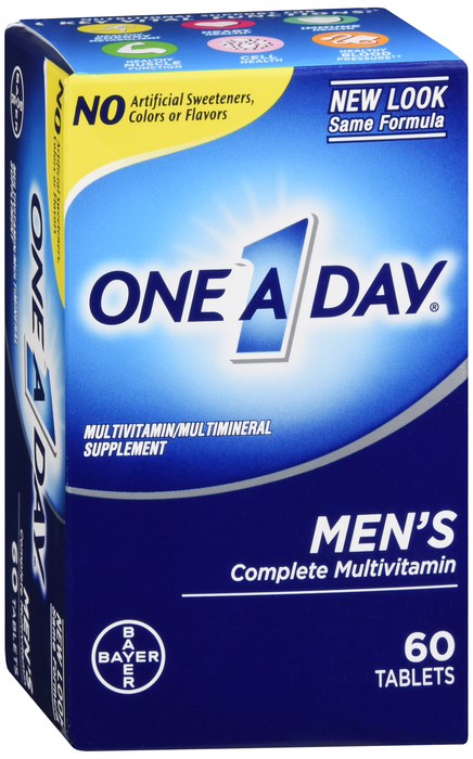 ONE-A-DAY MEN TABLET 60CT