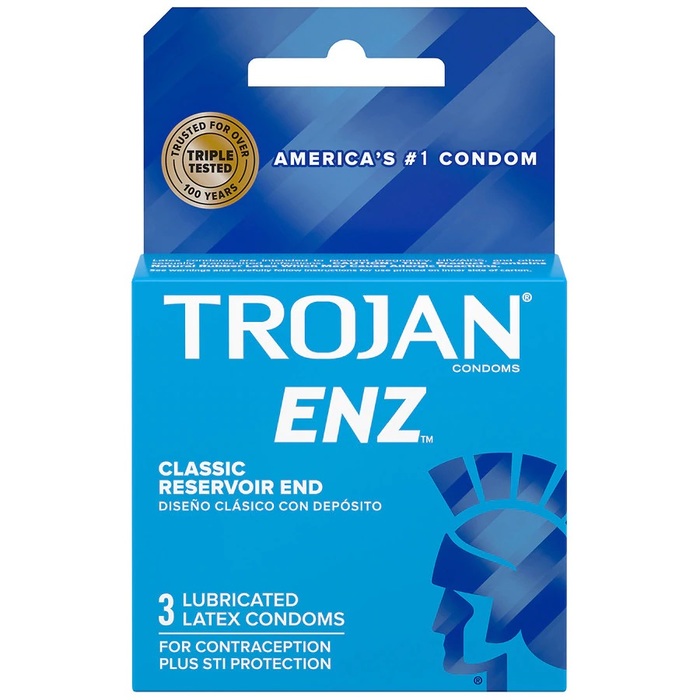 Trojan ENZ Lubricated Condoms 3ct