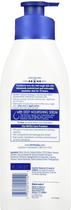 NIVEA INTENSE HEALING BODY LOTION 16.9OZ