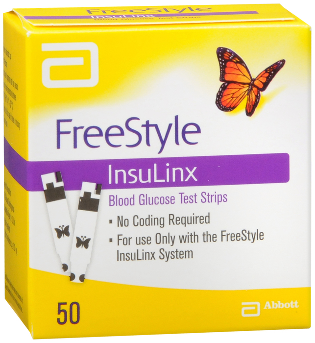 FREESTYLE INSULINX TEST STRIP 50CT