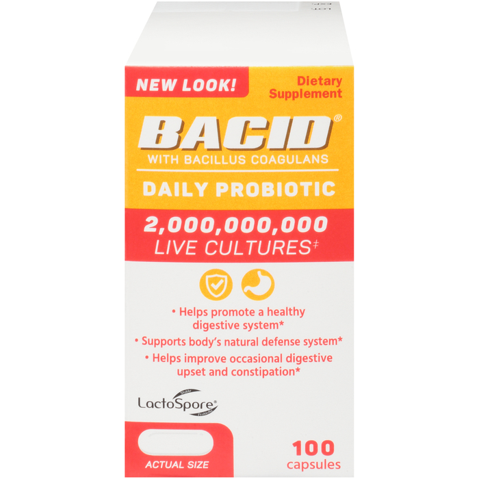 Bacid Capsules 100ct