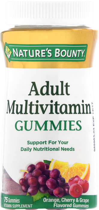 NATURES BOUNTY YOUR LIFE MULTI-VITAMIN GUMMY 75CT