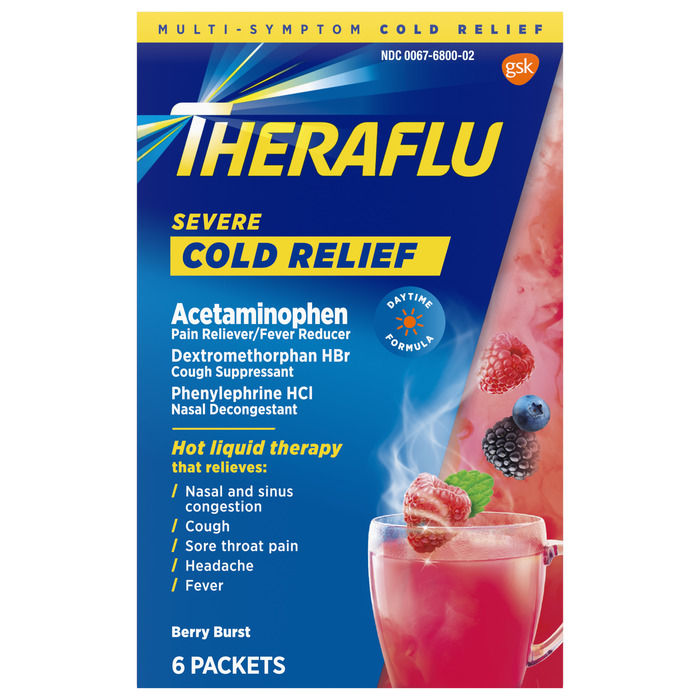 THERAFLU COLD RELIEF DAY BRY BURST PKT 6