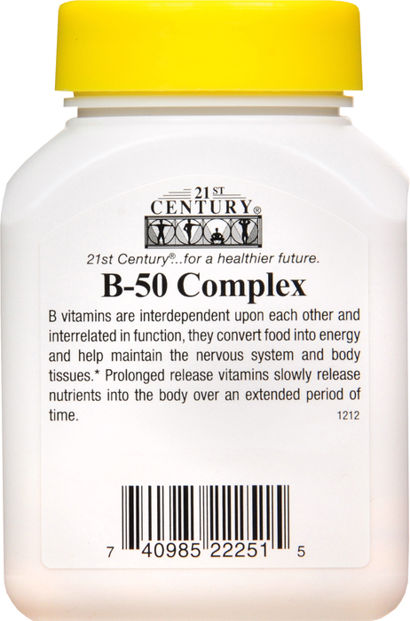 21st Century B-50 Complex Prolonged Release Tablets 60ct