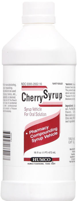 CHERRY SYRUP 16OZ HUMCO