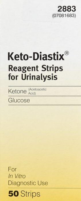 KETO-DIASTIX REAGENT STRIP 50CT