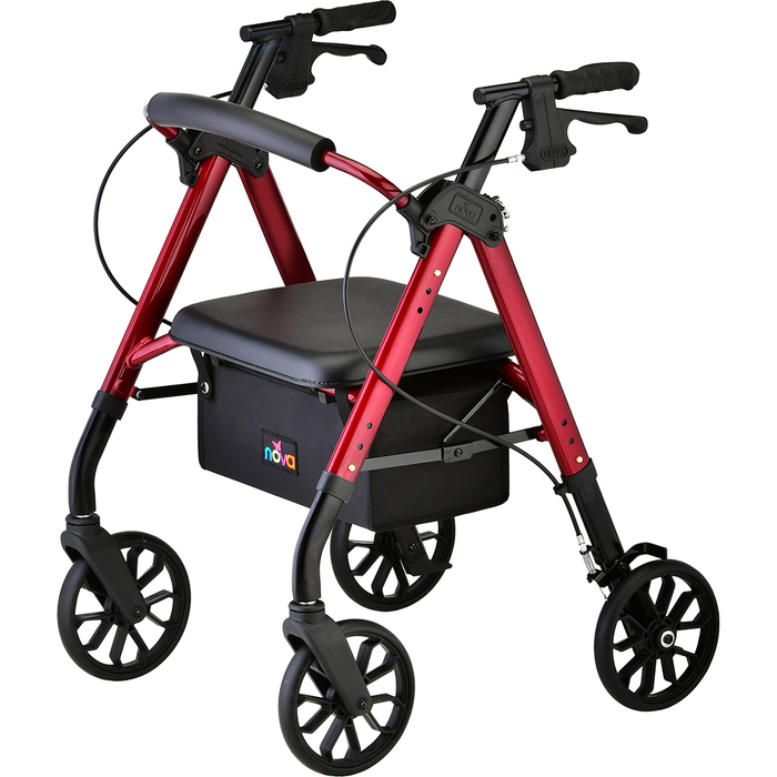 ROLLATOR STAR 8 PETITE RED 1CT NOVA DS