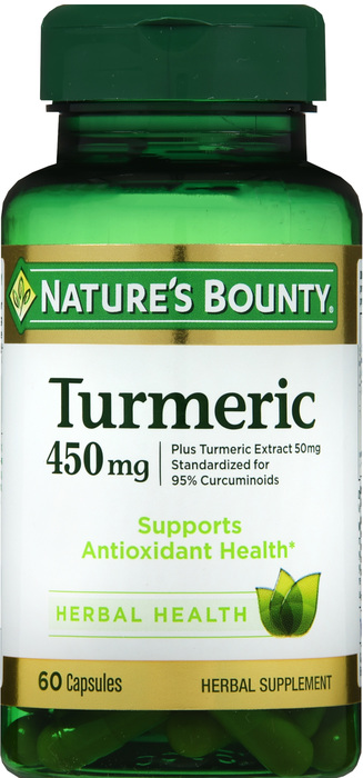 Nature's Bounty Turmeric 450mg Capsules 60ct