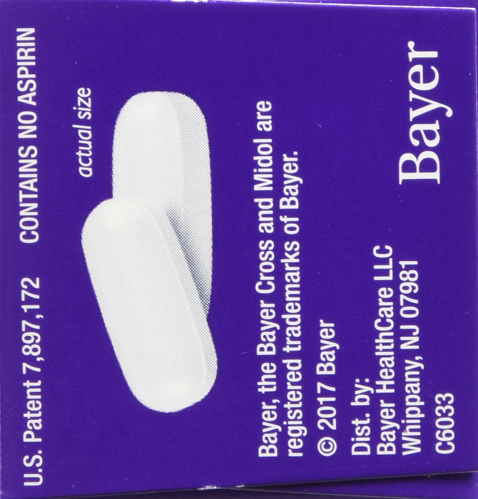 Midol Long Lasting Relief For relief of Menstrual Pain Caplets 20ct