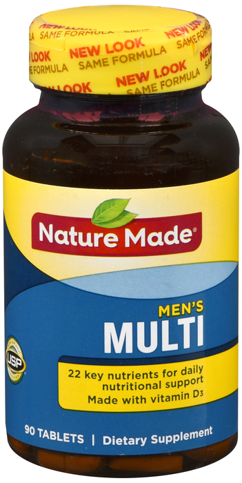 Nature Made Men's Multivitamin Tablets 90ct