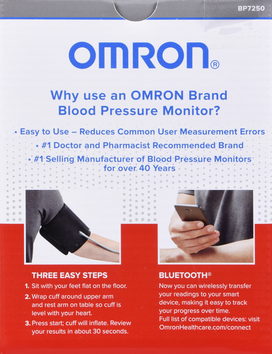 Omron 5 Series Wireless Upper Arm Blood Pressure Monitor 1ct