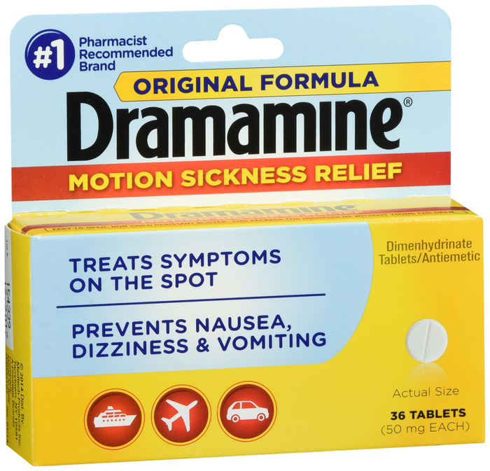 Dramamine Motion Sickness Relief Tablets 36ct