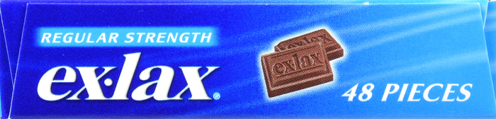 EX-LAX CHOCOLATE 48CT