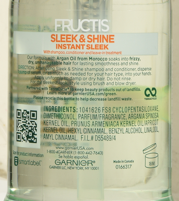 Garnier Fructis Sleek & Shine Anti-Frizz Serum 5.1oz