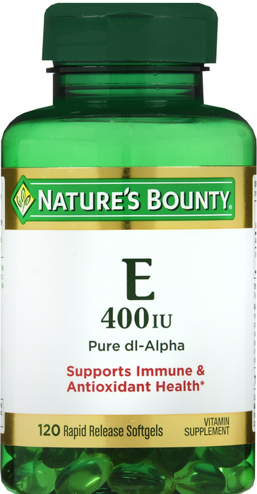 VIT E 180MG DL-ALP SGC 120CT NAT BOUNTY