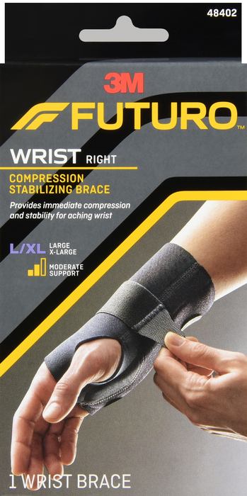 Futuro Compression Stabilizing Wrist Brace Right Large/Extra Large 1ct