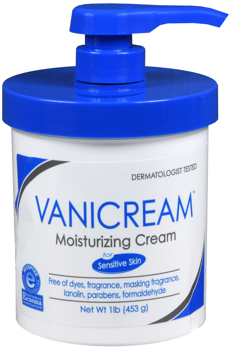 Vanicream Moisturizing Skin Cream Jar w/Pump 16oz