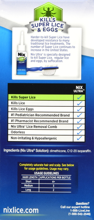 Nix Ultra Lice Removal Kit 1ct