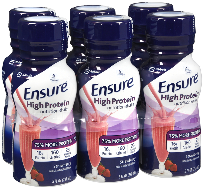 Ensure Active High Protein Nutrition Shake 8oz Strawberry 6ct