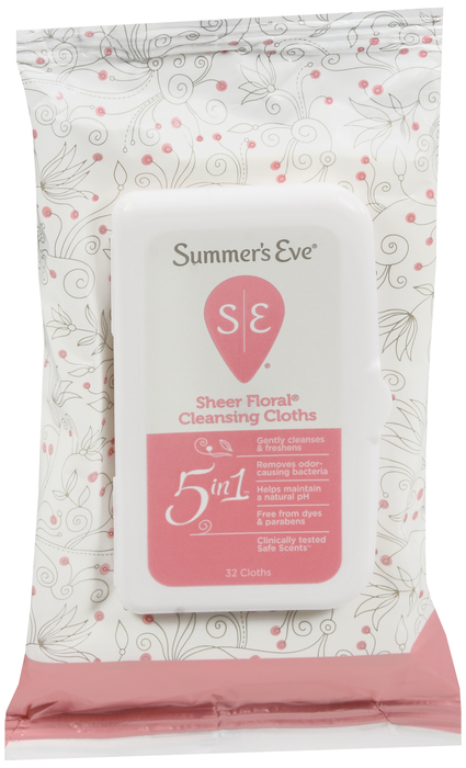 Summer's Eve Sheer Floral Cleansing Cloths 32ct