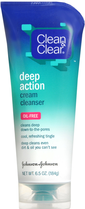 CLEAN&CLEAR CLEANSER CRM DEEP O/F 6.5OZ