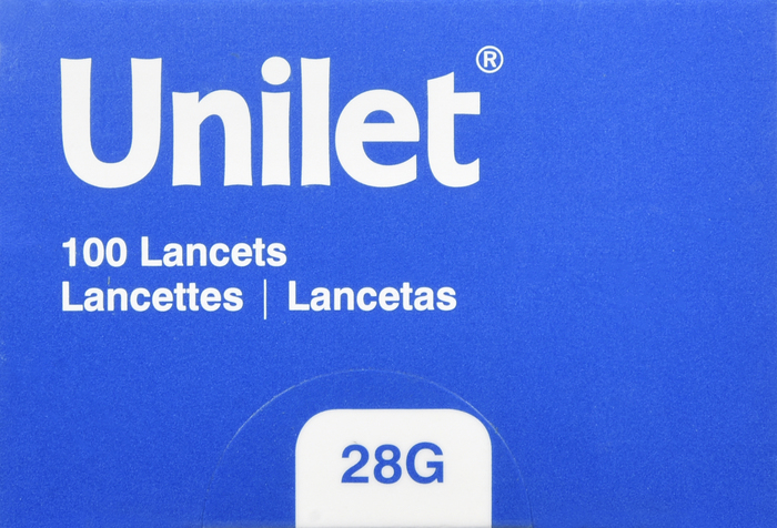 Unilet Lancets Ultra Thin 28 G 100ct